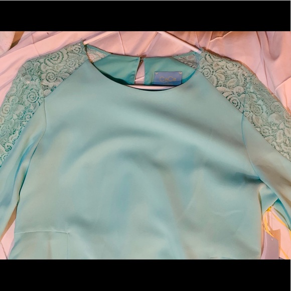 CeCe by Cynthia Steffe Lace sleeve cocktail dress - Picture 4 of 6